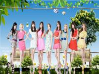 snsd in garden