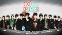 EXO ♥ Calendar 2014 With Calendar December 2013