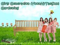 Girls Generation (YoonNyTaeSun) Gardening