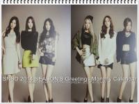 SNSD 2014 Season's Greetings Monthly Calendar