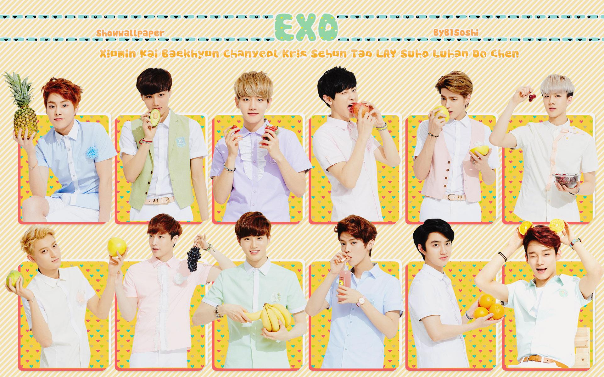 Exo Cute Wallpaper Exo socute ver2