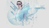 Wallpaper Chanyeol ::Abstrak Brush Blue::