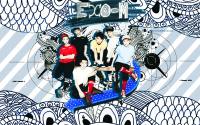 Exo-M Doodle Wallpaper
