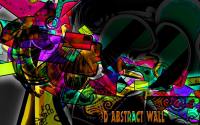 3D Abstract Wall Graphic