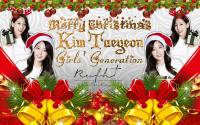 ▬Kim Taeyeon SNSD Christmas Wallpaper▬