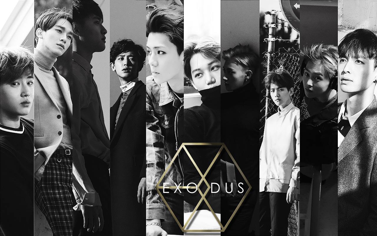EXODUS : EXO Ver.1 Wallpaper by Saikhim_PinkL