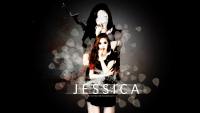 Jessica dark black wall